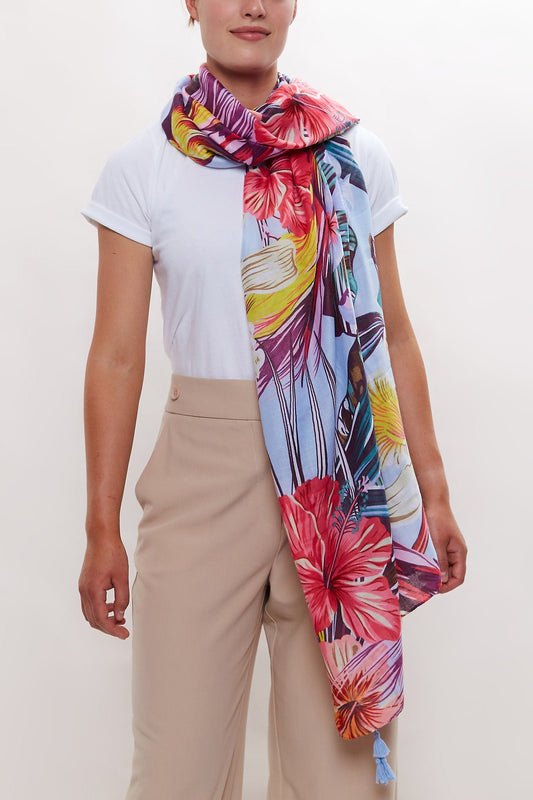 Louche Hot Tropics Printed Scarf