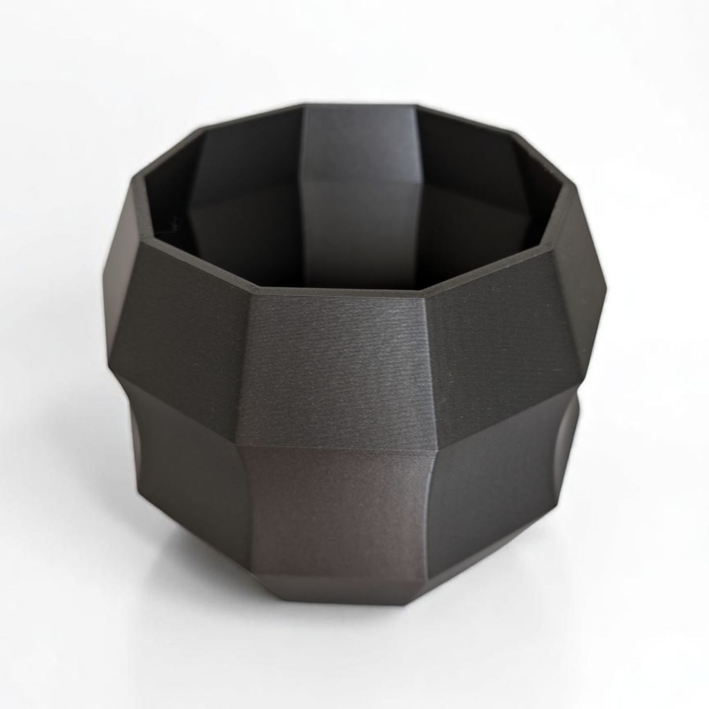 Minimalist Decagonal Flowerpot | Modern Geometric Planter