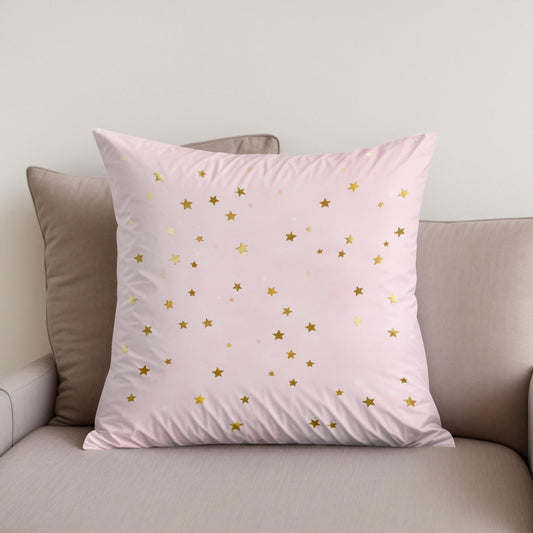 Pink Stardust Cotton Cushion