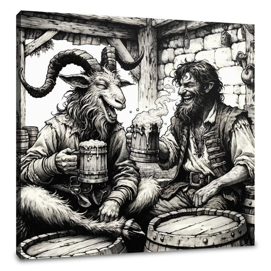 Woodland Tavern Comrades Canvas
