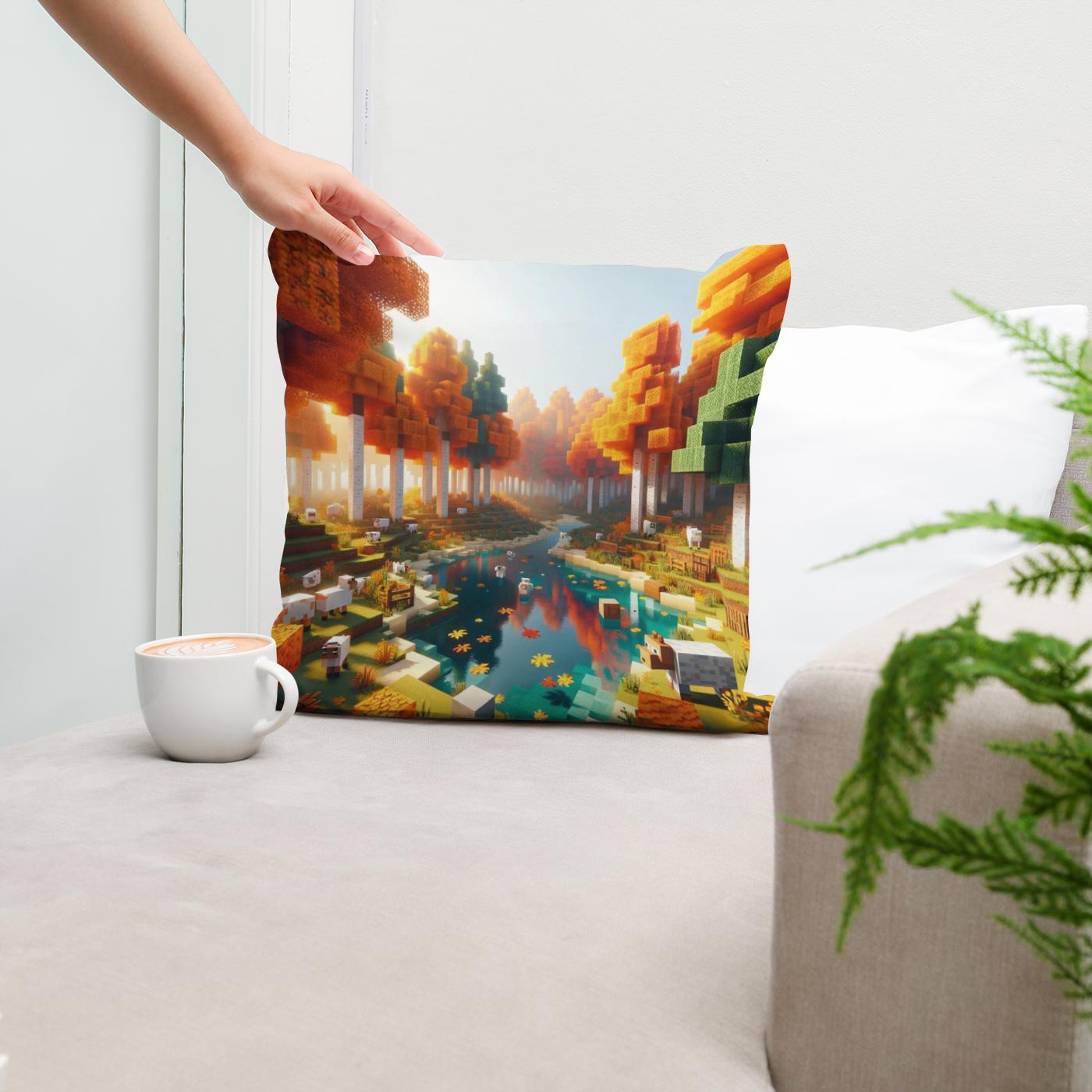 Autumn Reflections Cotton Cushion