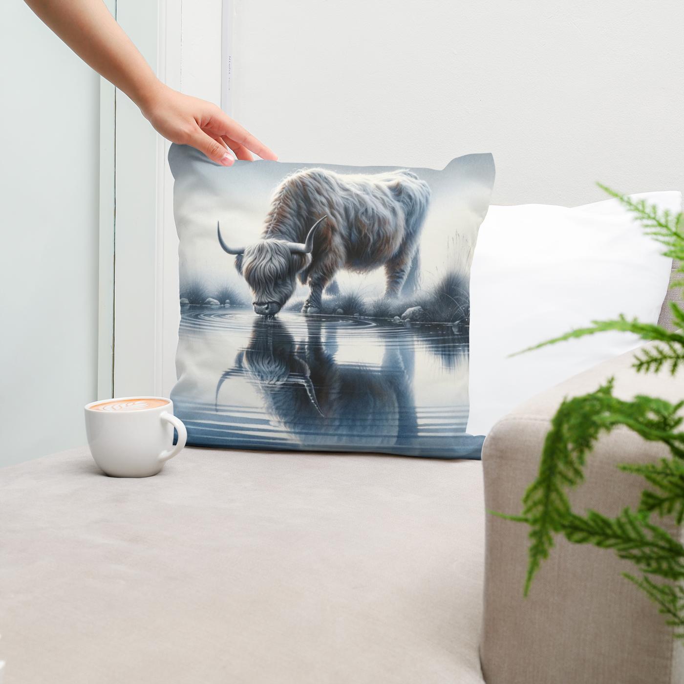 Reflections of Serenity Cotton Cushion