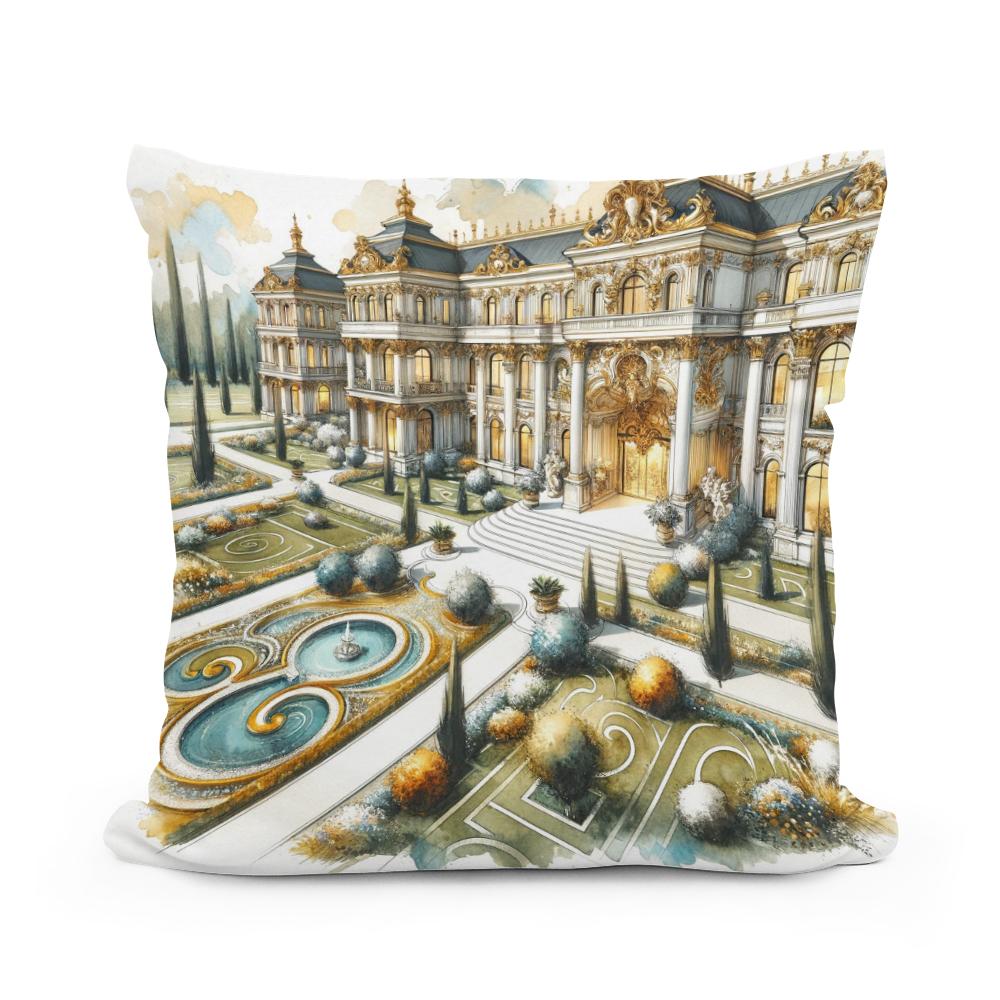 Baroque Minimalist Cotton Cushion