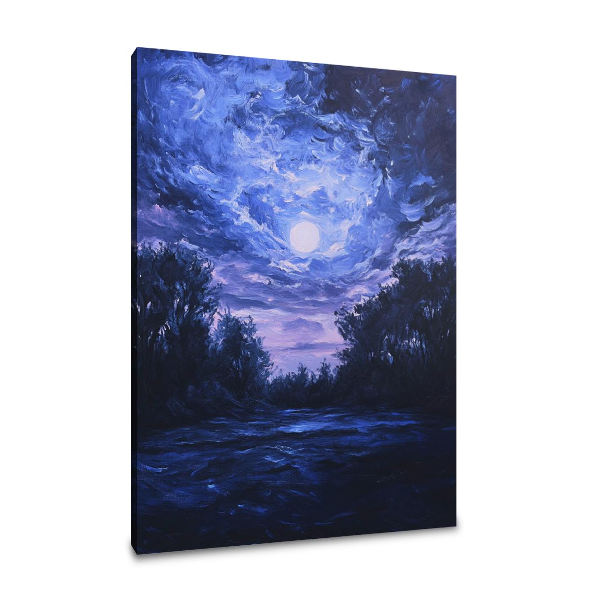 Starlit Solitude Canvas