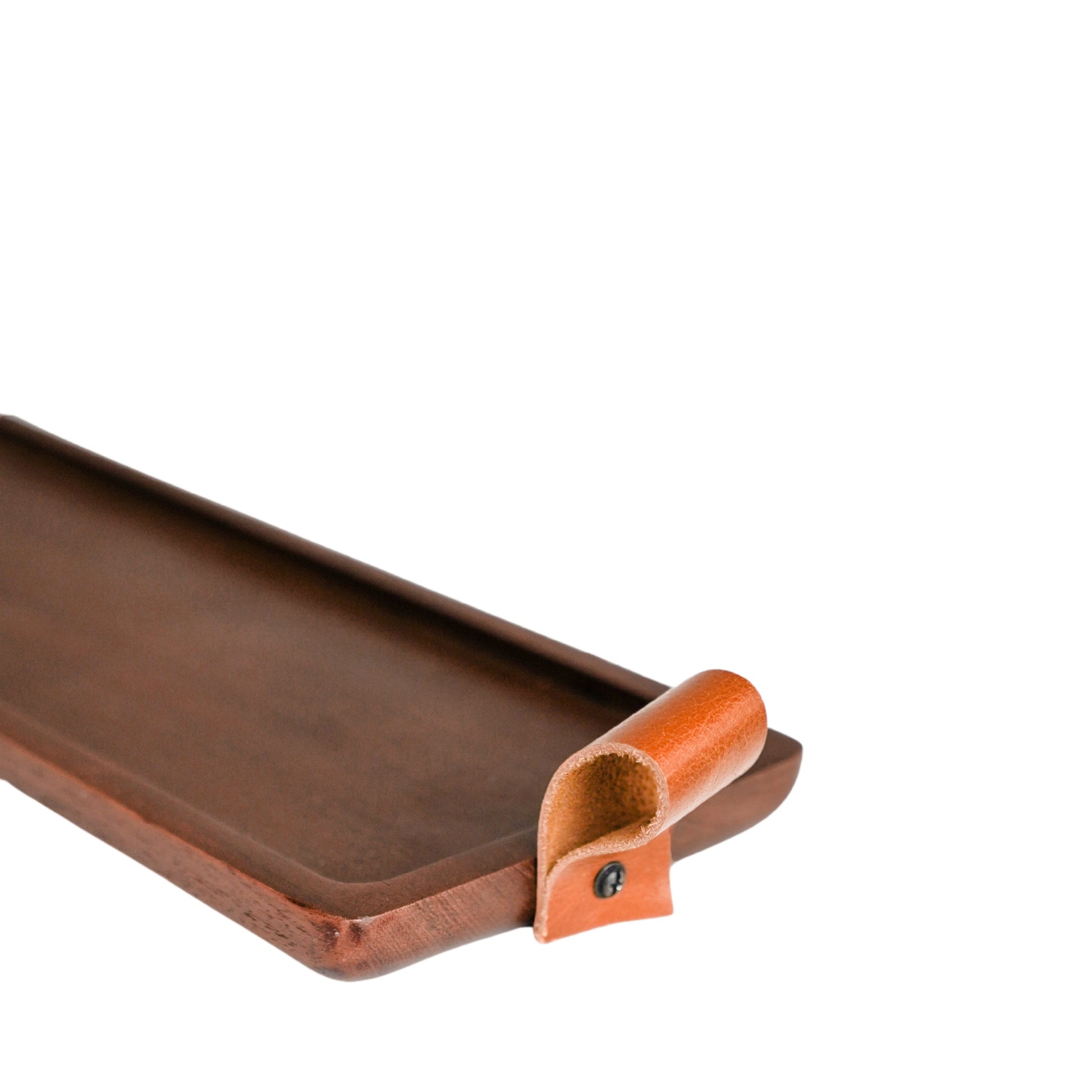 TheFoalyard Ivyline Harvey Walnut Wooden Candle Tray