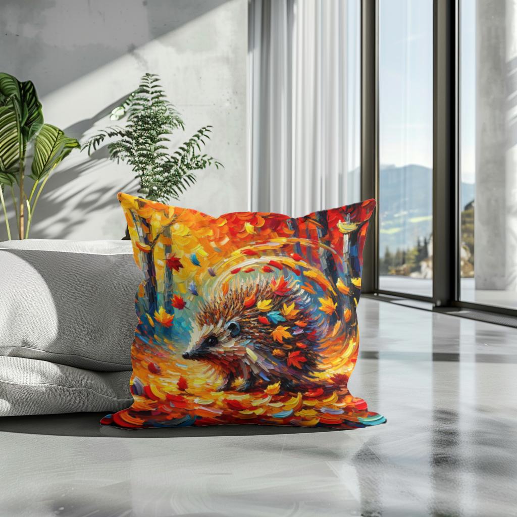 Autumn Whimsy Cotton Cushion