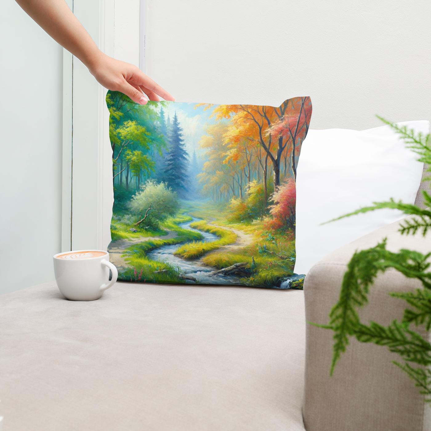 Seasonal Transition Cotton Cushion