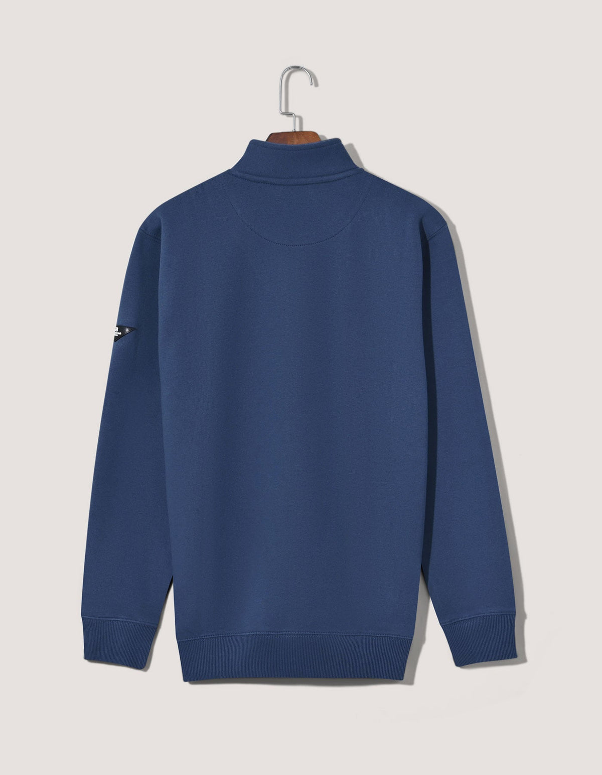Mid Blue Half Zip Fleece