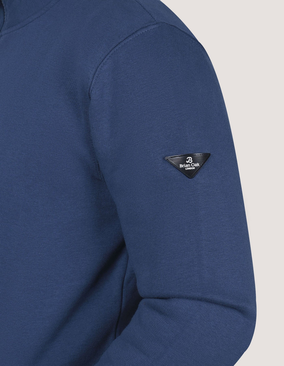 Mid Blue Half Zip Fleece