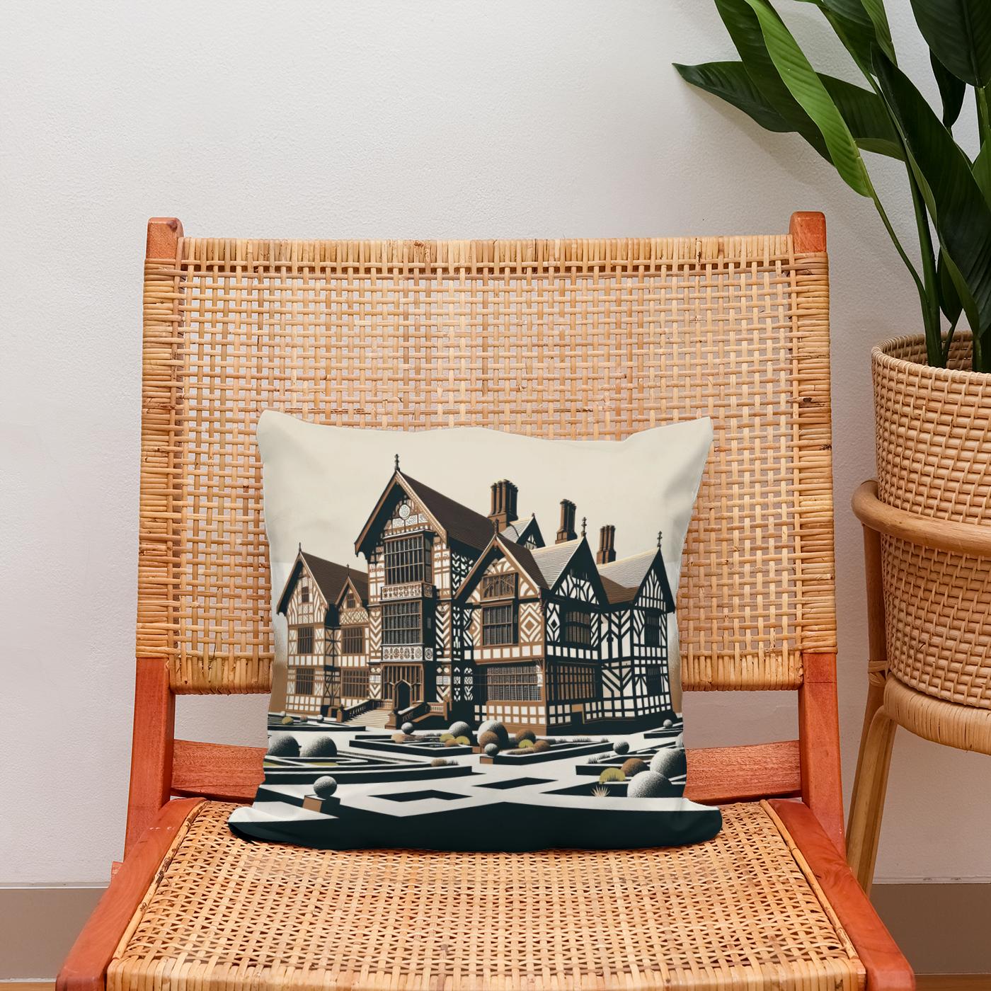 Liverpool Speke Hall Minimalist Harmony Cotton Cushion
