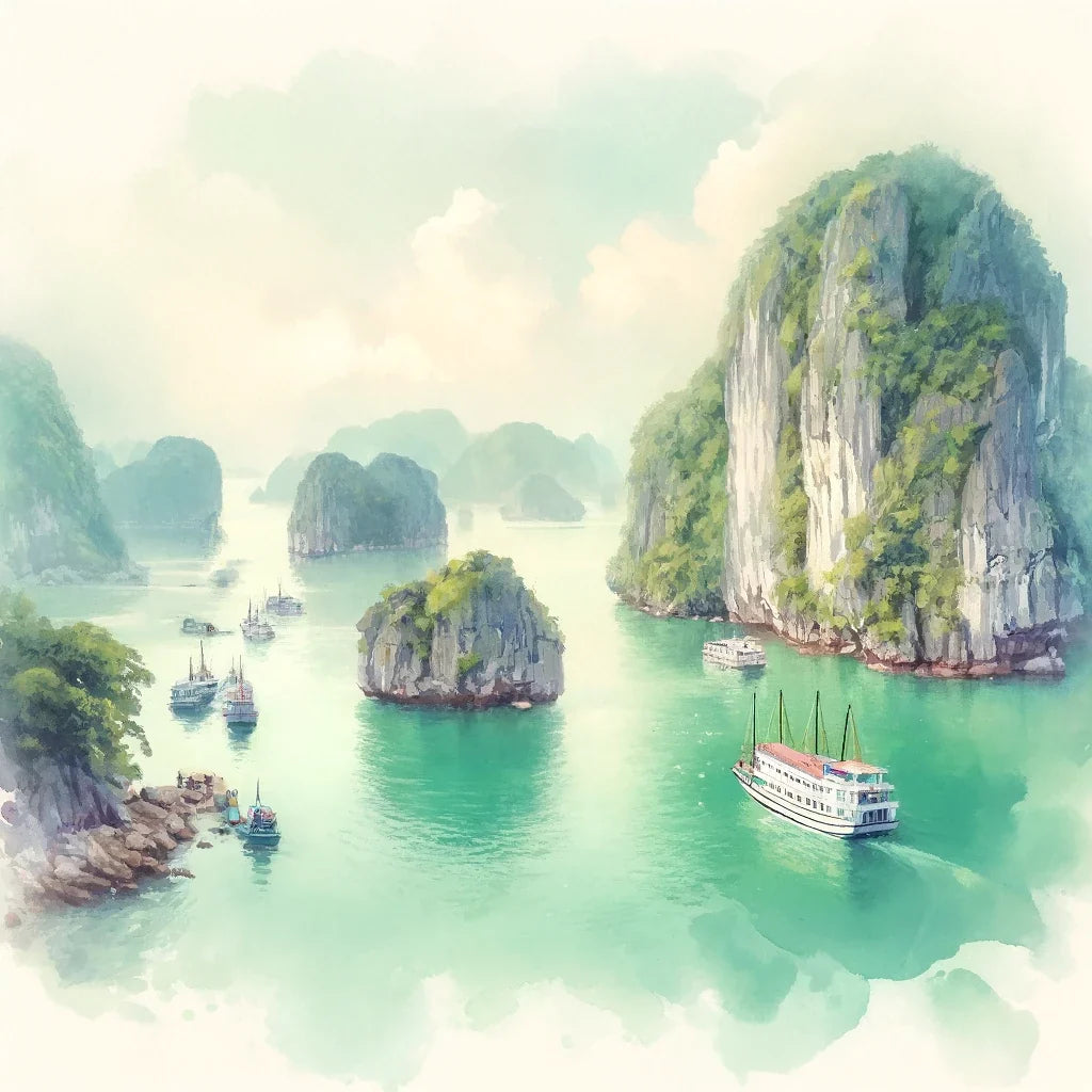 Ha Long Bay Serenity Canvas