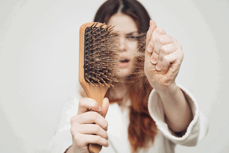 Organic and Natural HAIR LOSS/GROWTH Set - 3 Piece Treatment & Brush Set