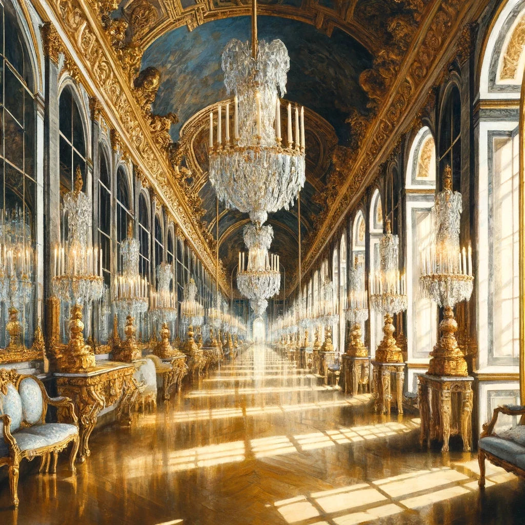 Hall of Mirrors Versailles Paris Canvas