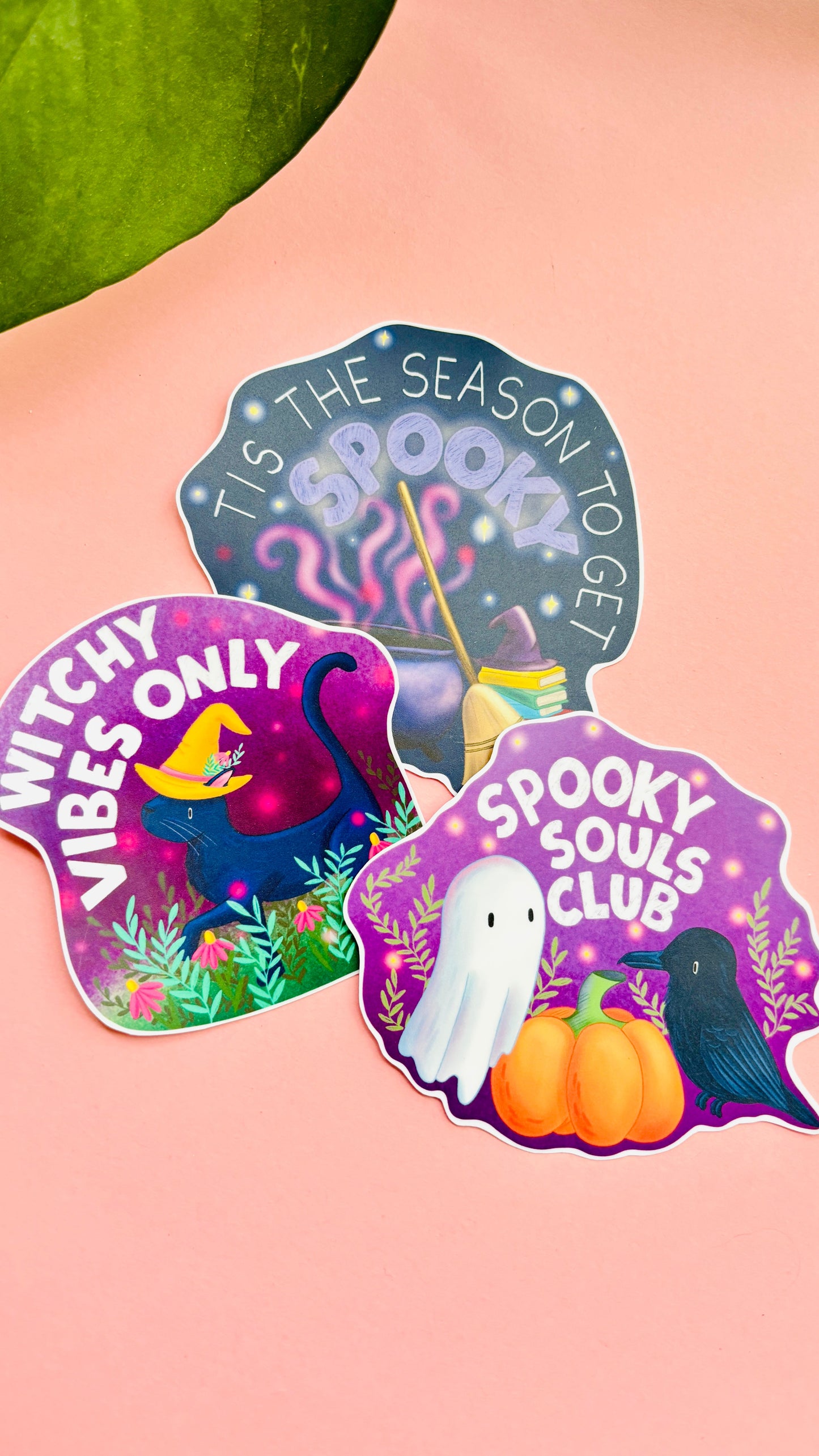 Witchy Vibes Only – Halloween Vinyl Sticker
