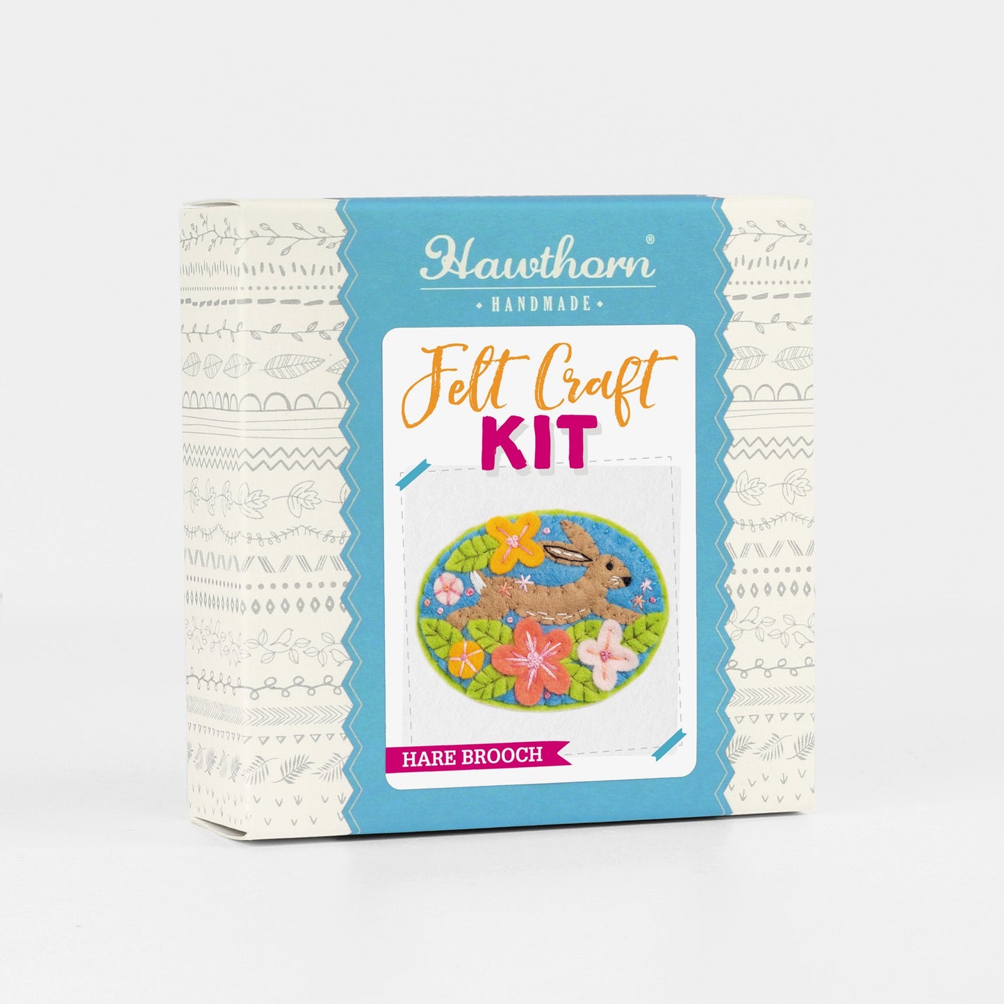 Hare Felt Craft Brooch Kit for Beginners