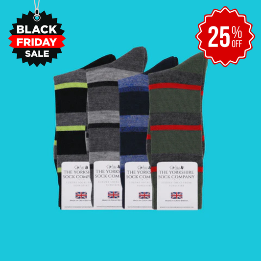 Harlow Luxury Merino Everyday Socks - 4 Pair Bundle