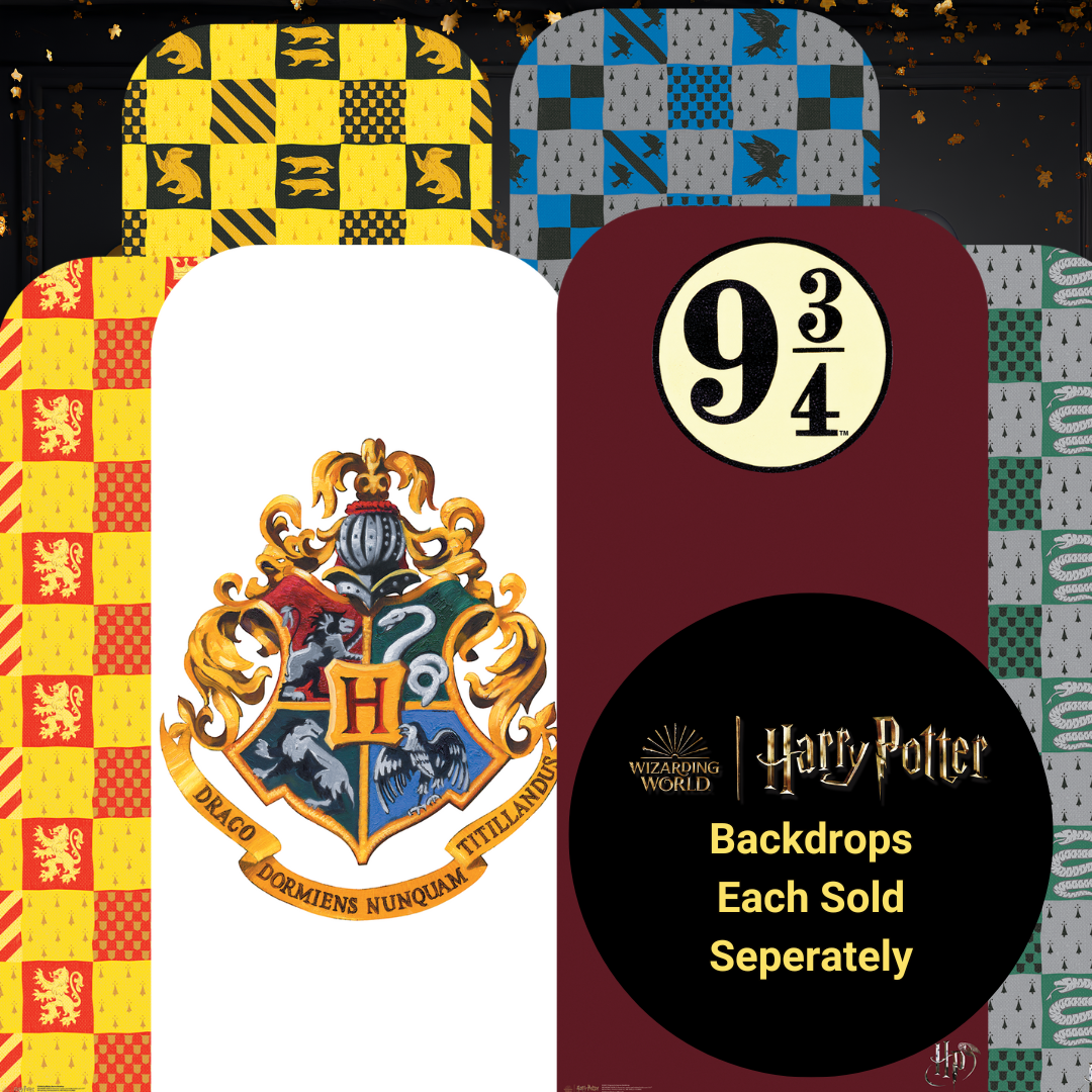 SC4448 Hufflepuff Hogwarts House  Backdrop -  Sailboard Harry Potter Cardboard Cut Out Height 193cm