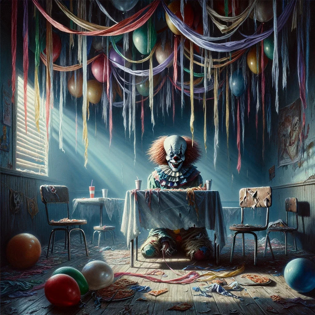 Haunted Party Room Canvas