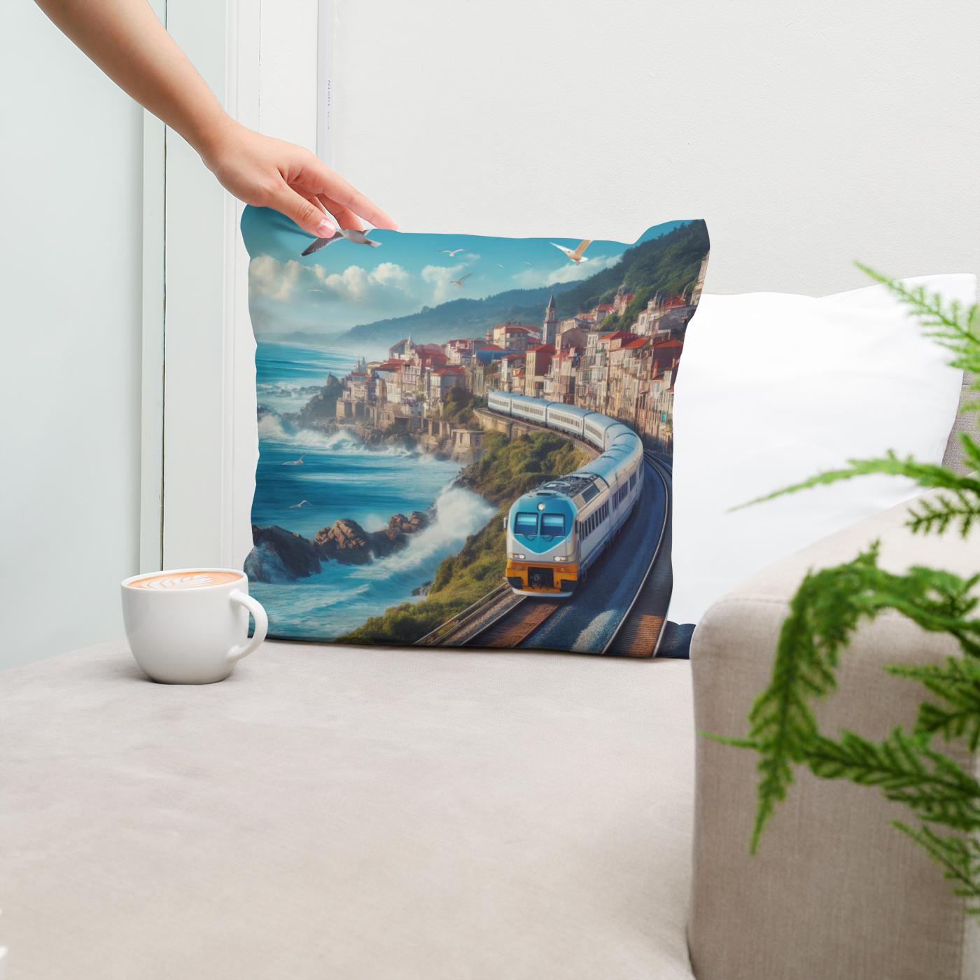 Coastal Journey Cotton Cushion