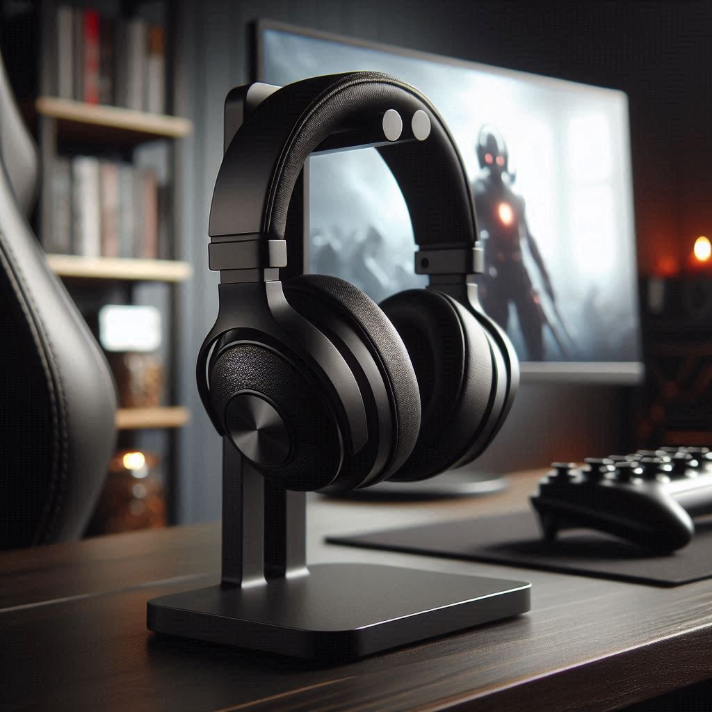 Stylish & Stable Headphone Stand | Modern Desk Organiser