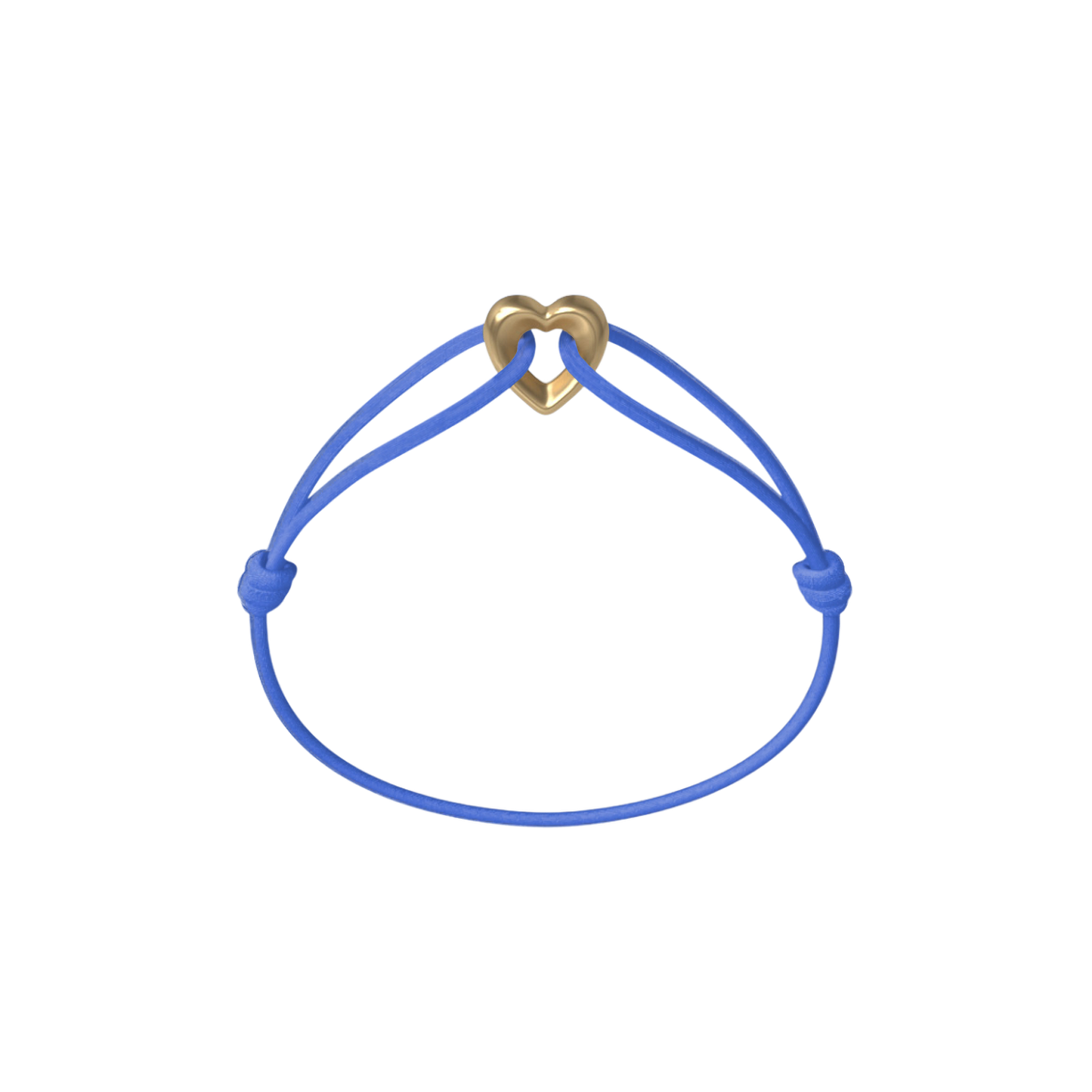 Golden Heart Cord Bracelet