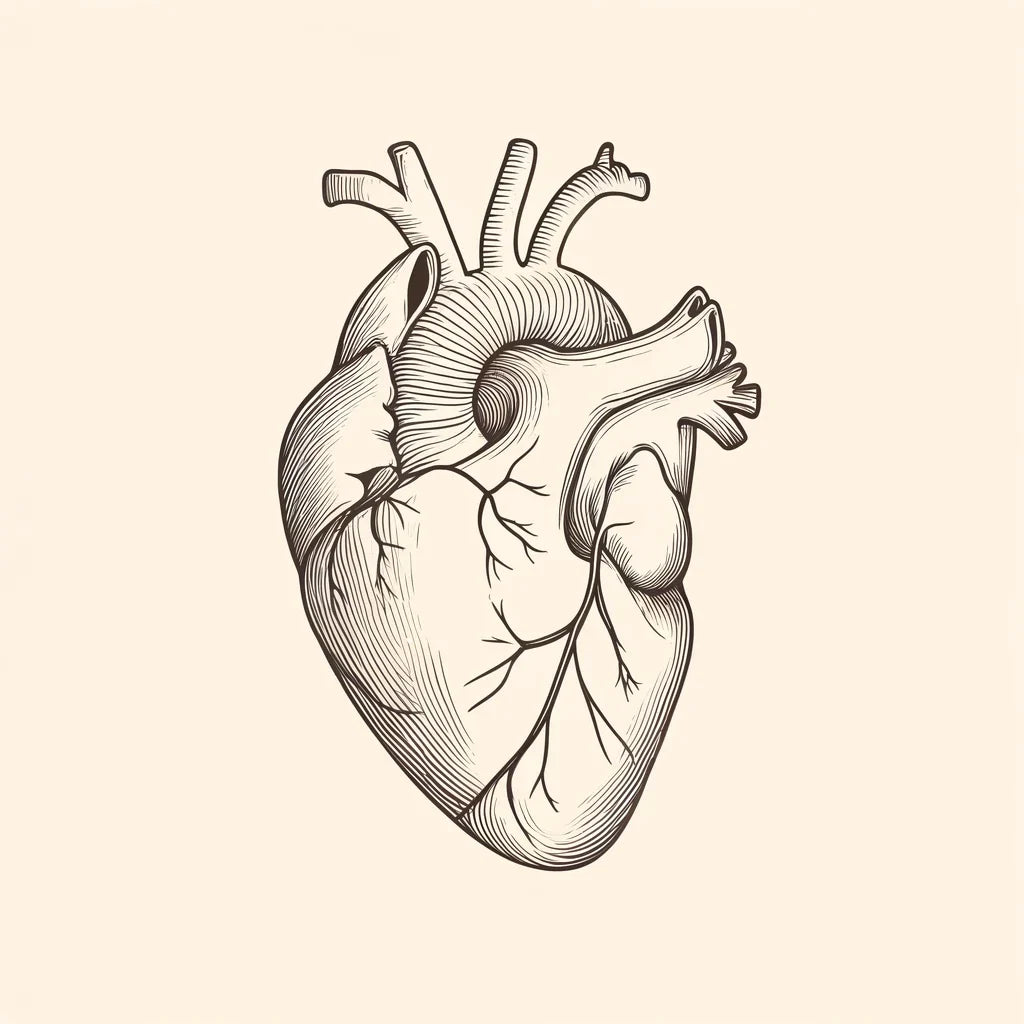 Heart Anatomy Canvas