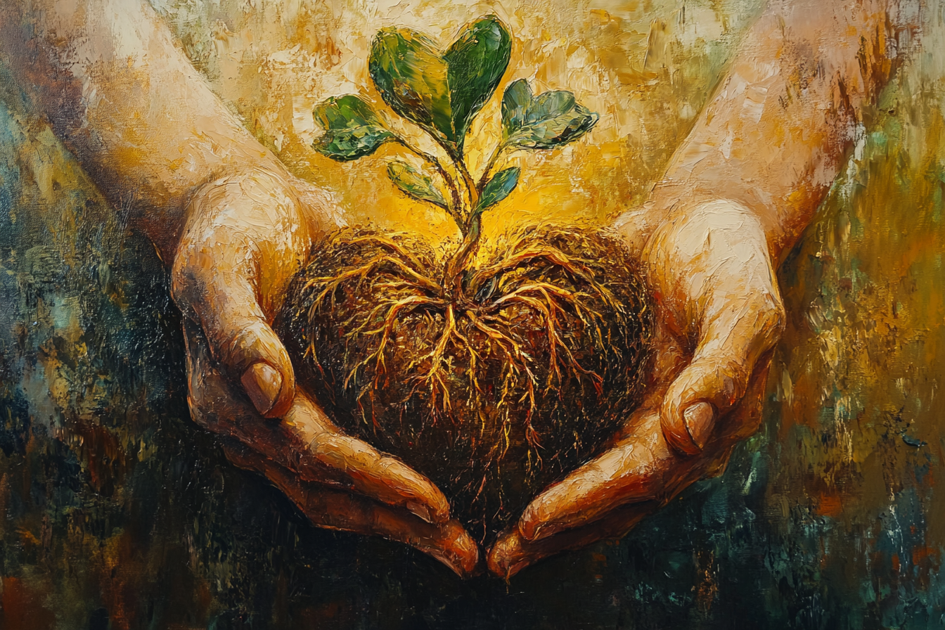 Heart of Growth Canvas