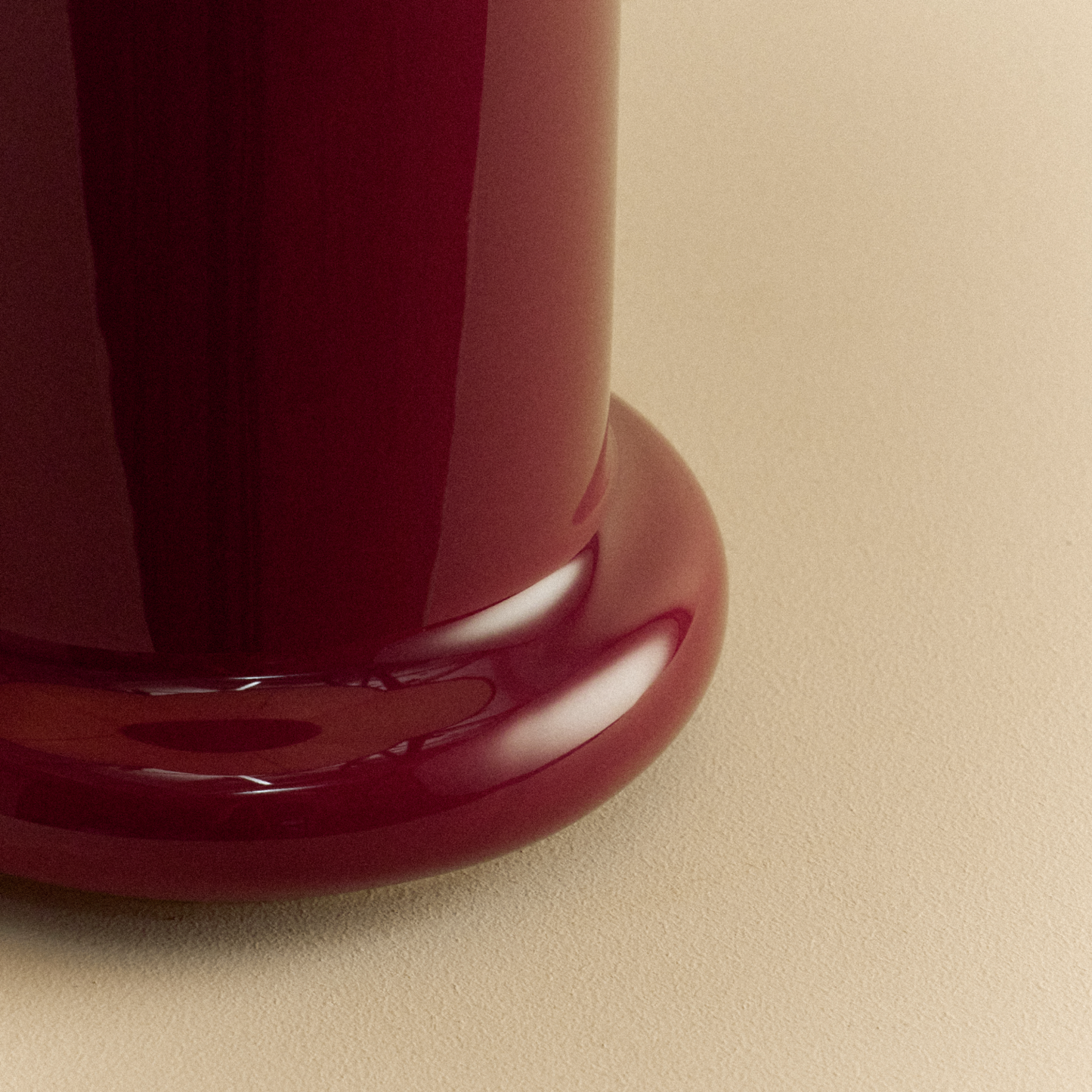Heath Table Lamp in Port Red