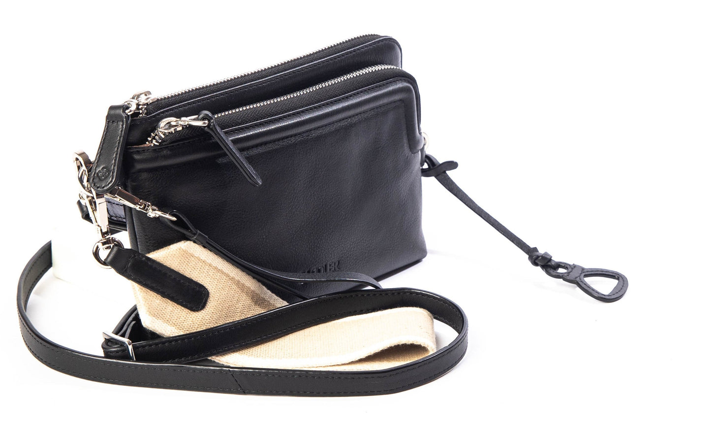 Heather Leather Clutch & Crossbody Bag - Handmade by Saddler  – Versatile & Compact