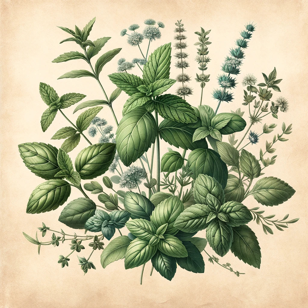 Herbal Harmony Cotton Cushion