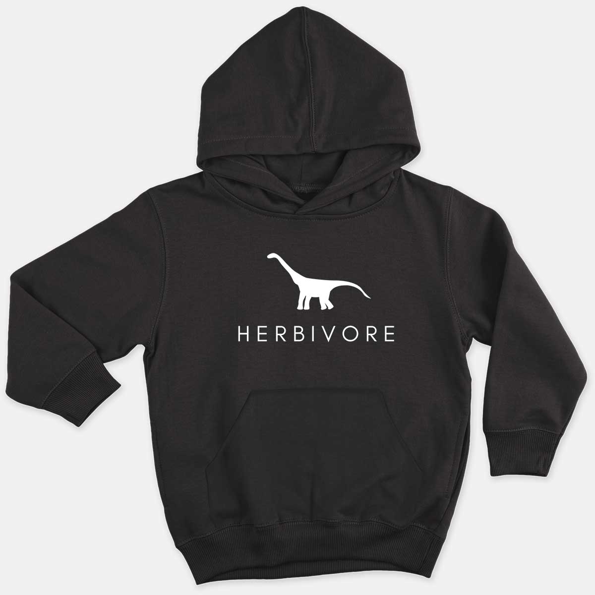 Herbivore Dinosaur Kids Hoodie (Unisex)