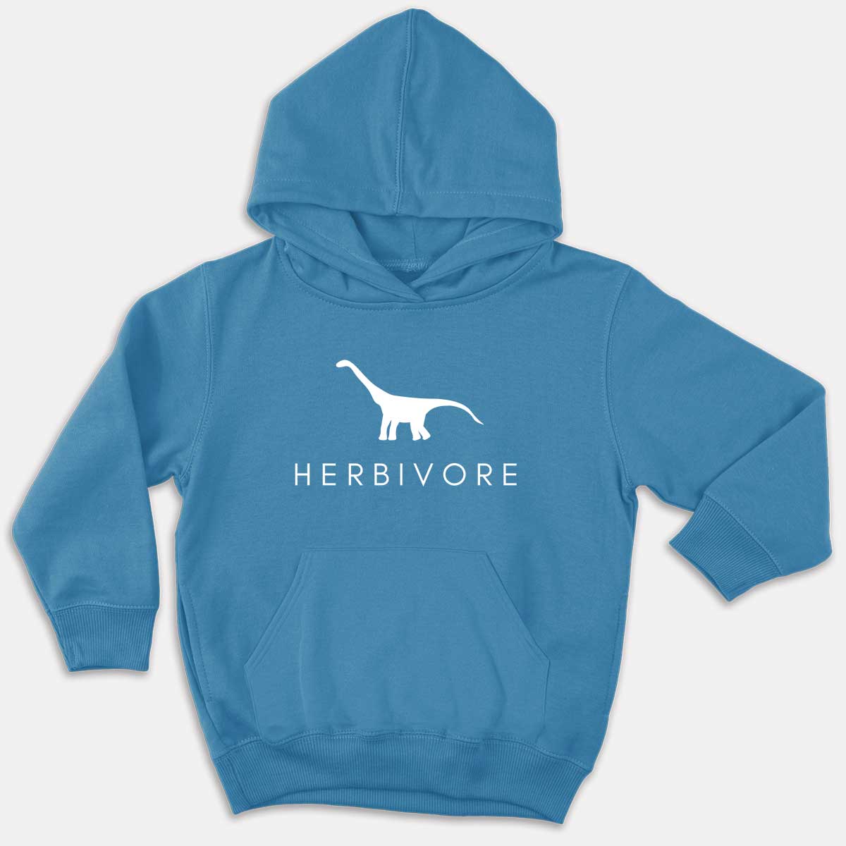 Herbivore Dinosaur Kids Hoodie (Unisex)