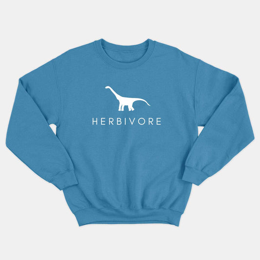 Herbivore Dinosaur Kids Sweatshirt (Unisex)