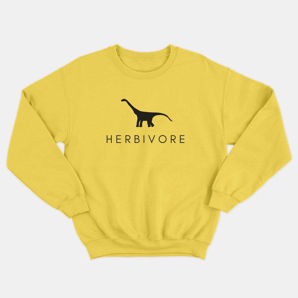 Herbivore Dinosaur Kids Sweatshirt (Unisex)