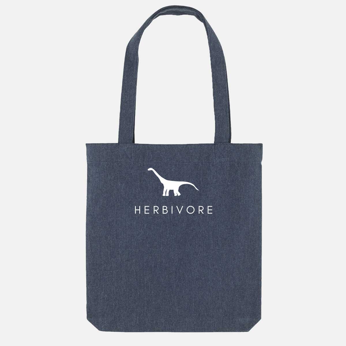 Herbivore Dinosaur Woven Tote Bag, Vegan Gift