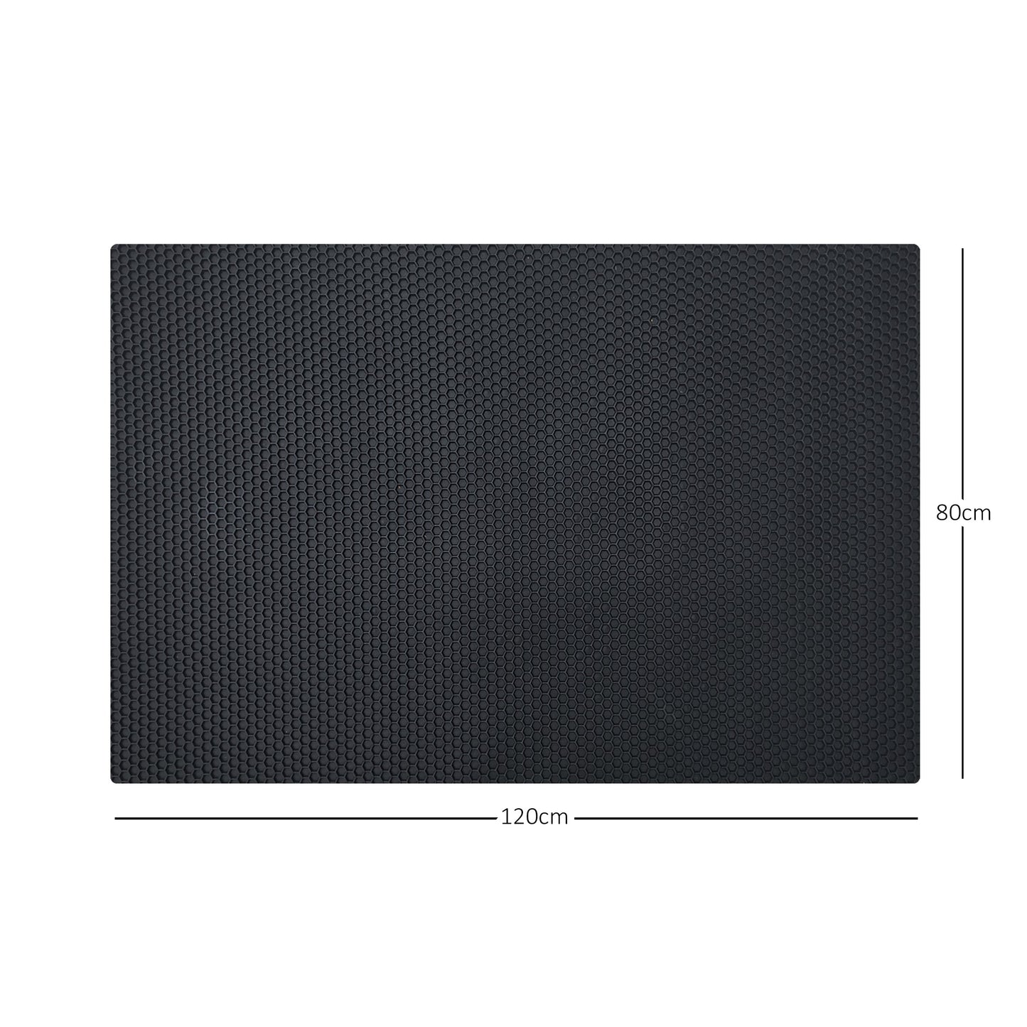 Hexagon Pattern Heavy Duty Rubber Door Mat