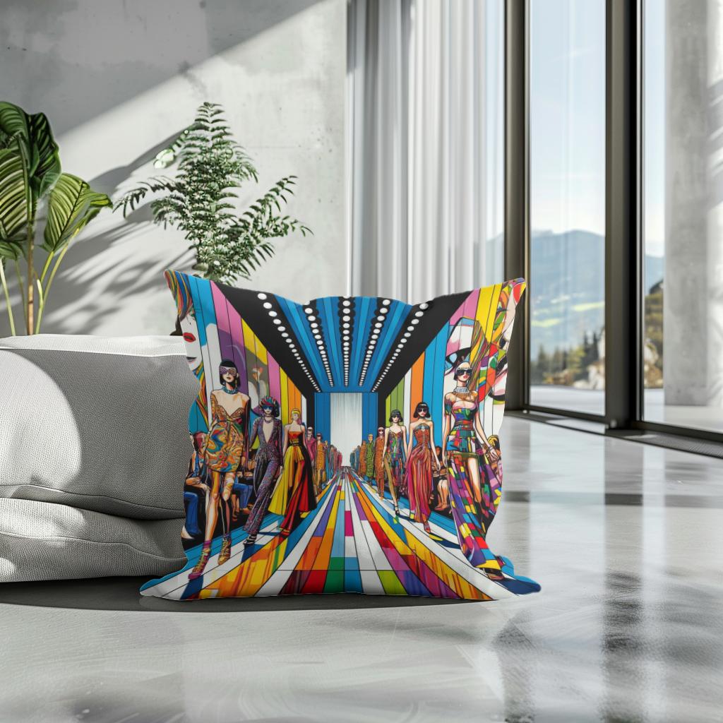 Pop Art Fashion Spectacle Cotton Cushion