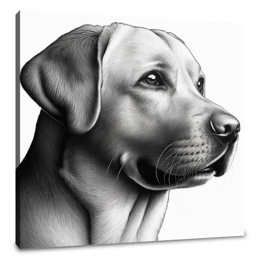 Loyal Gaze Canvas