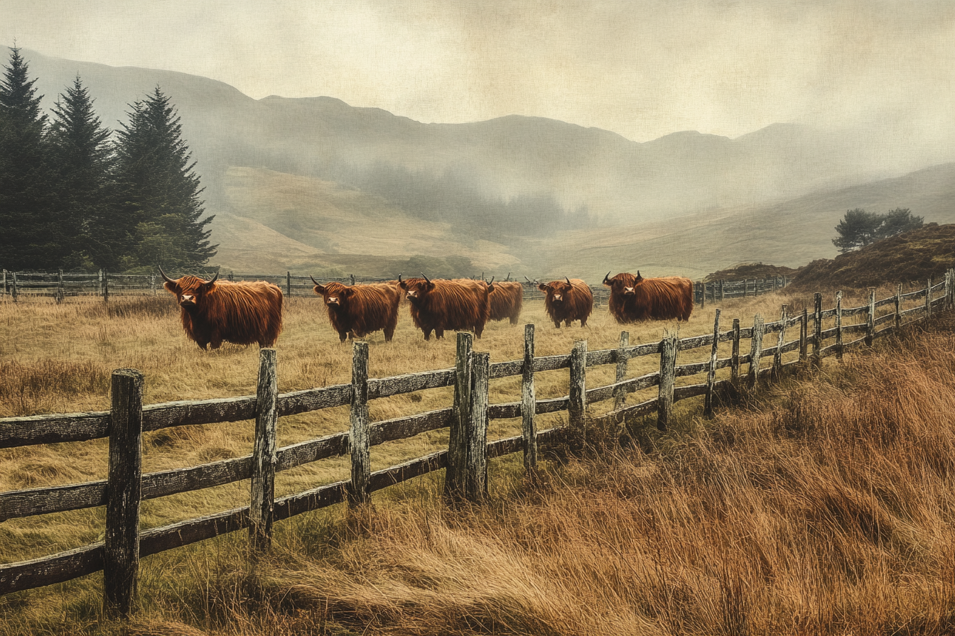 Highland Cows Canvas