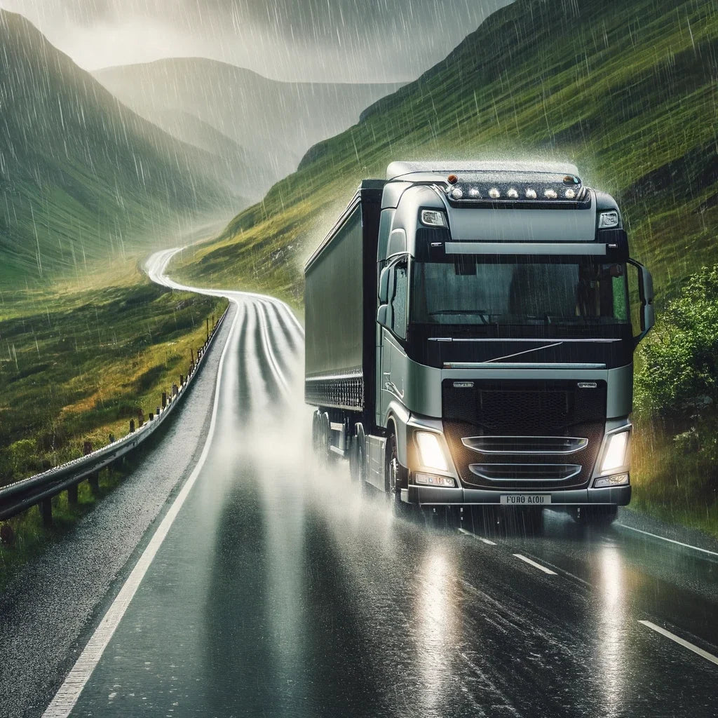 Highland Rain Drive Canvas