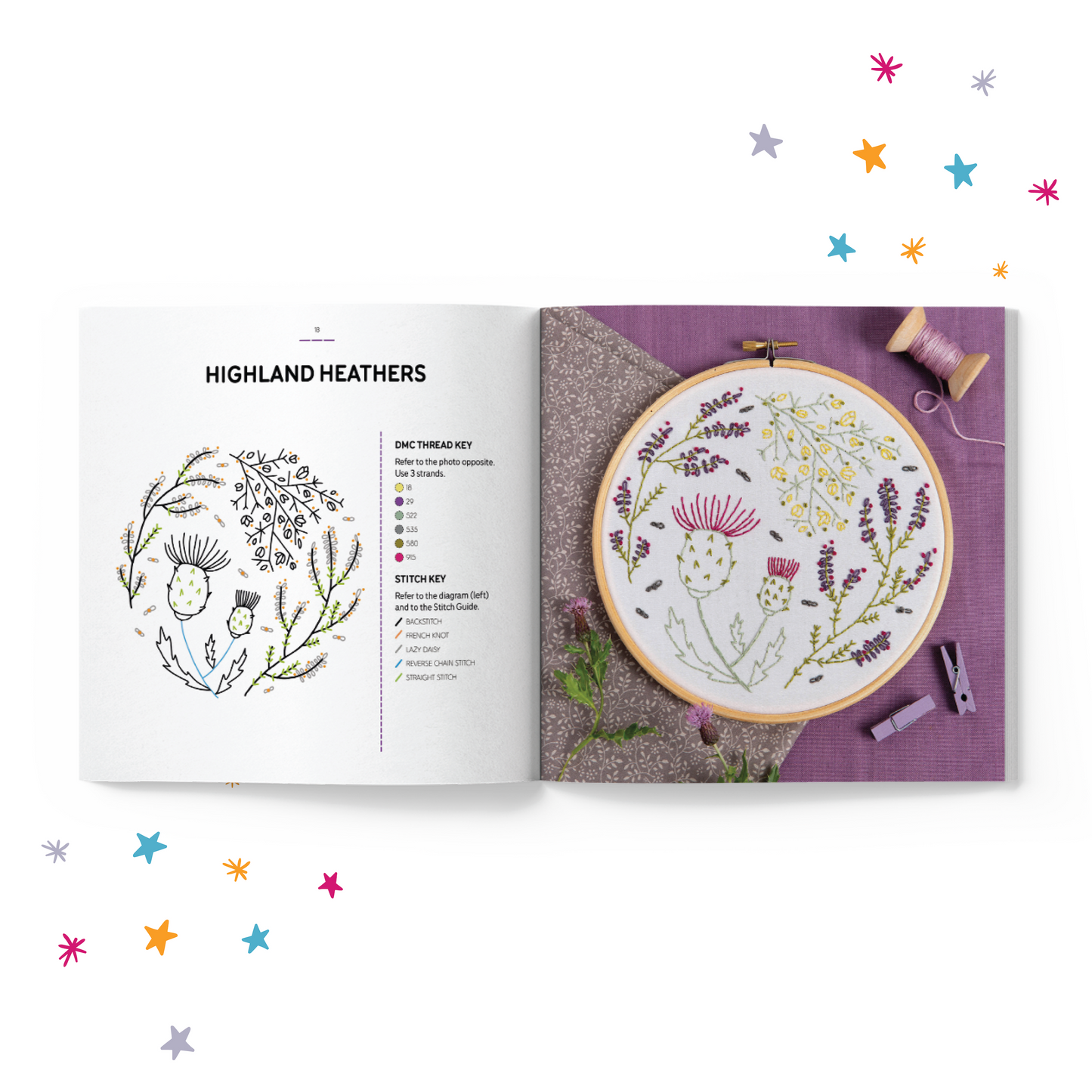 'Embroidery Made Easy : Botanical Bliss' Pattern Book