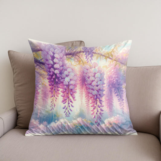 Wisteria Garden Cotton Cushion