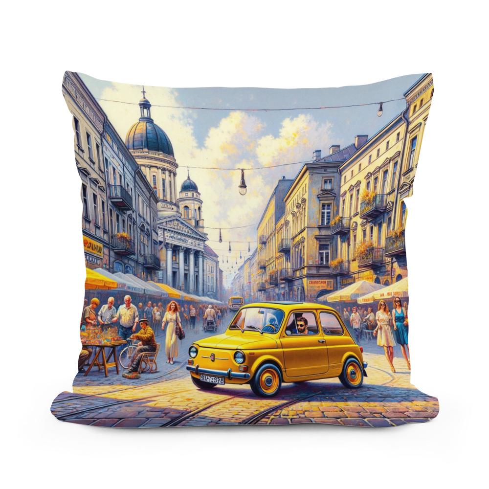 Sunshine Stroll Cotton Cushion