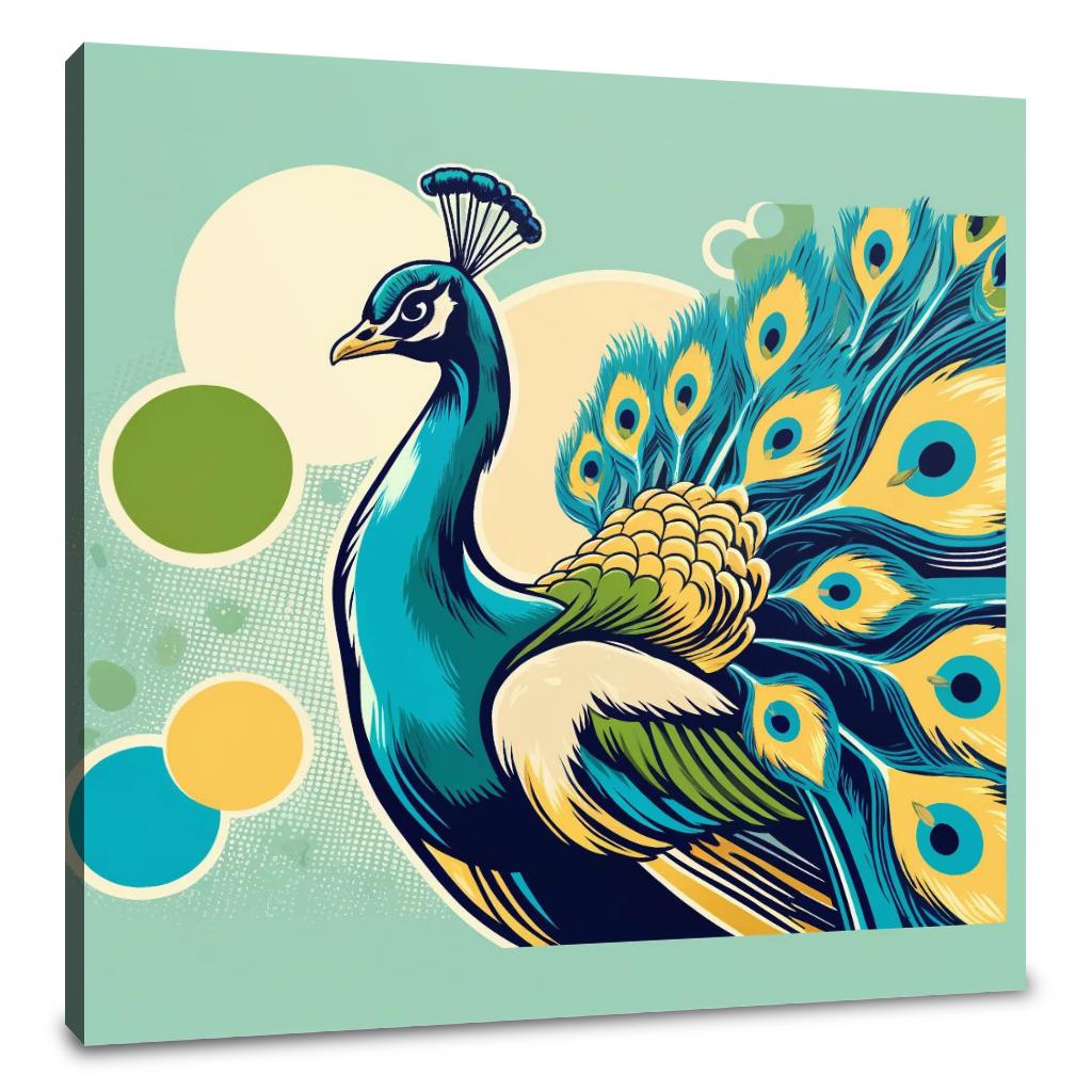 Majestic Peacock Canvas