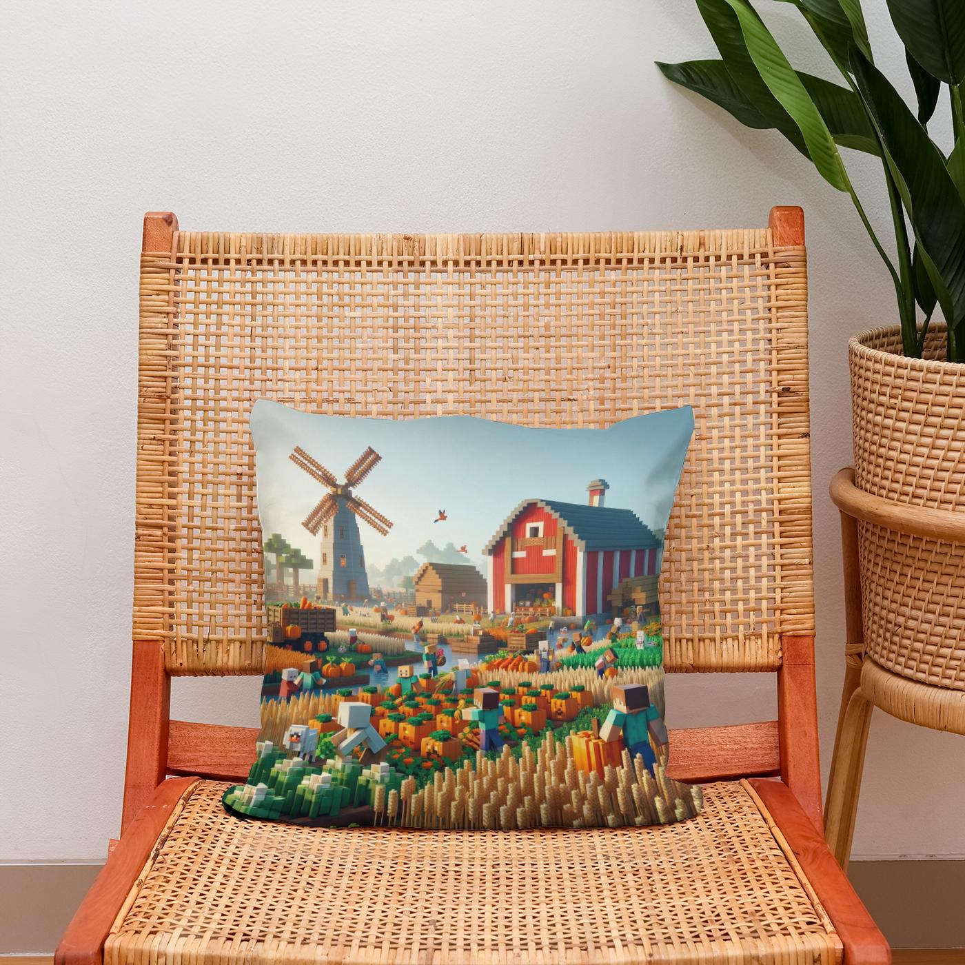 Harvest Haven Cotton Cushion