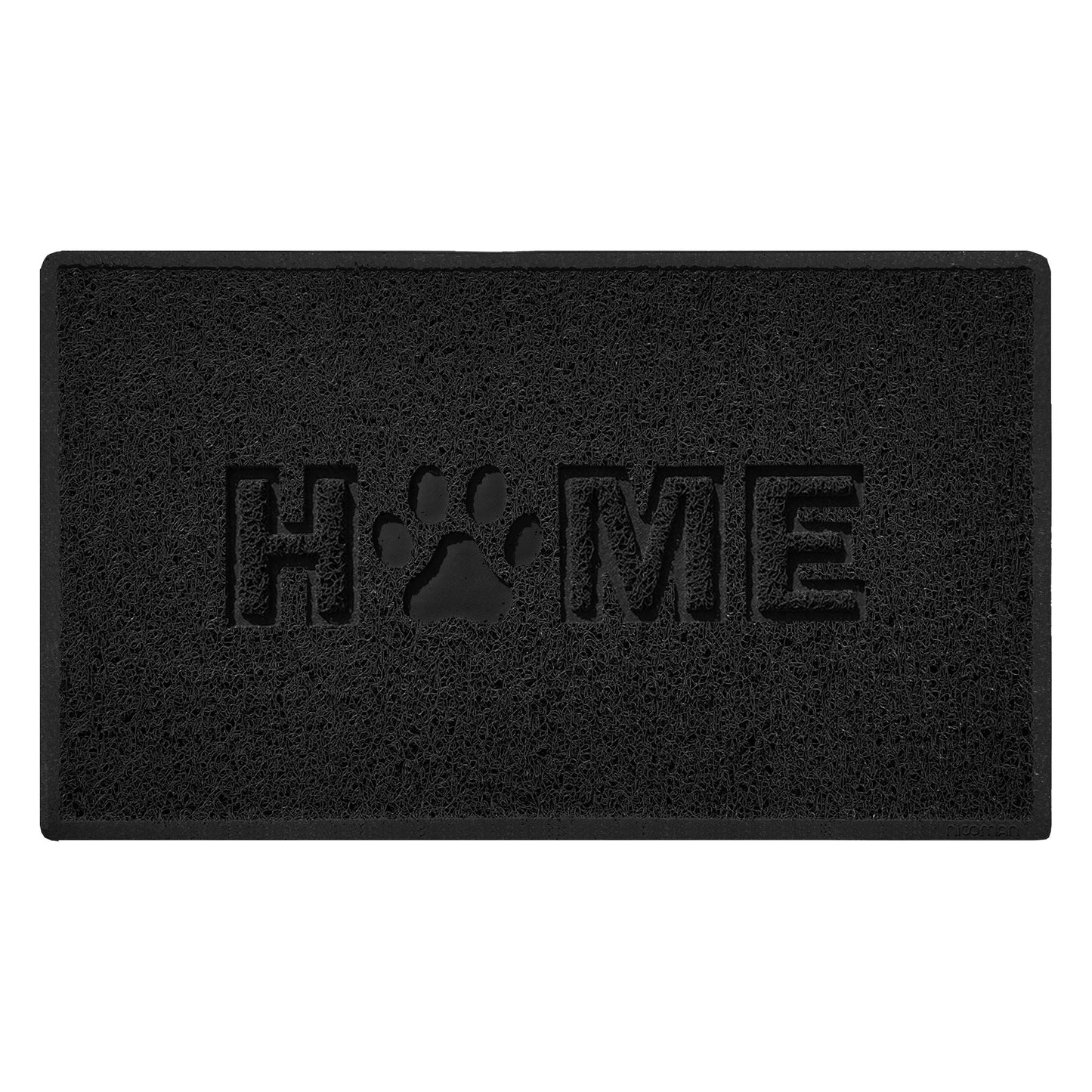 Embossed Home Paw Spaghetti Indoor Doormat