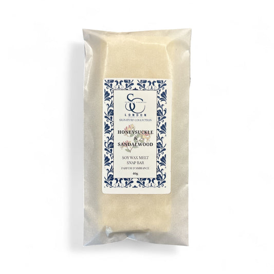 Honeysuckle & Sandalwood Soy Wax Melt Snap Bar – 40g