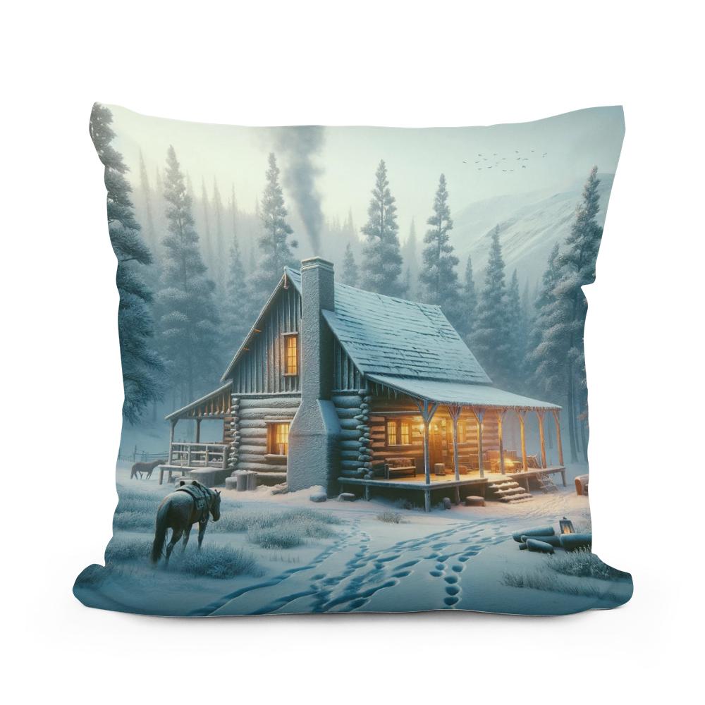 Whispering Pines Cotton Cushion