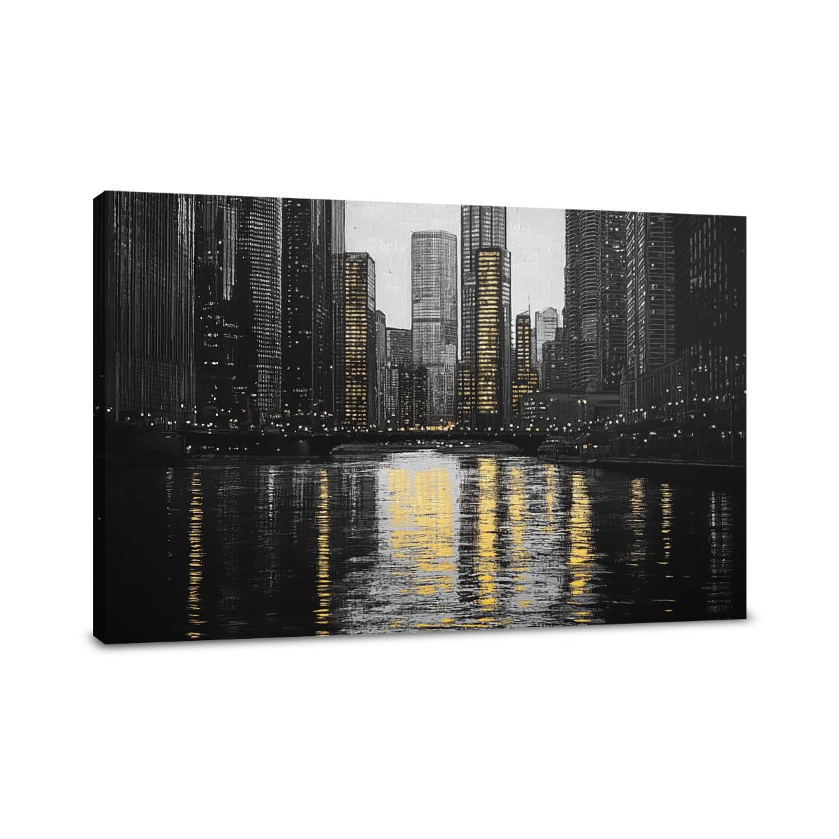 Golden Reflections Canvas