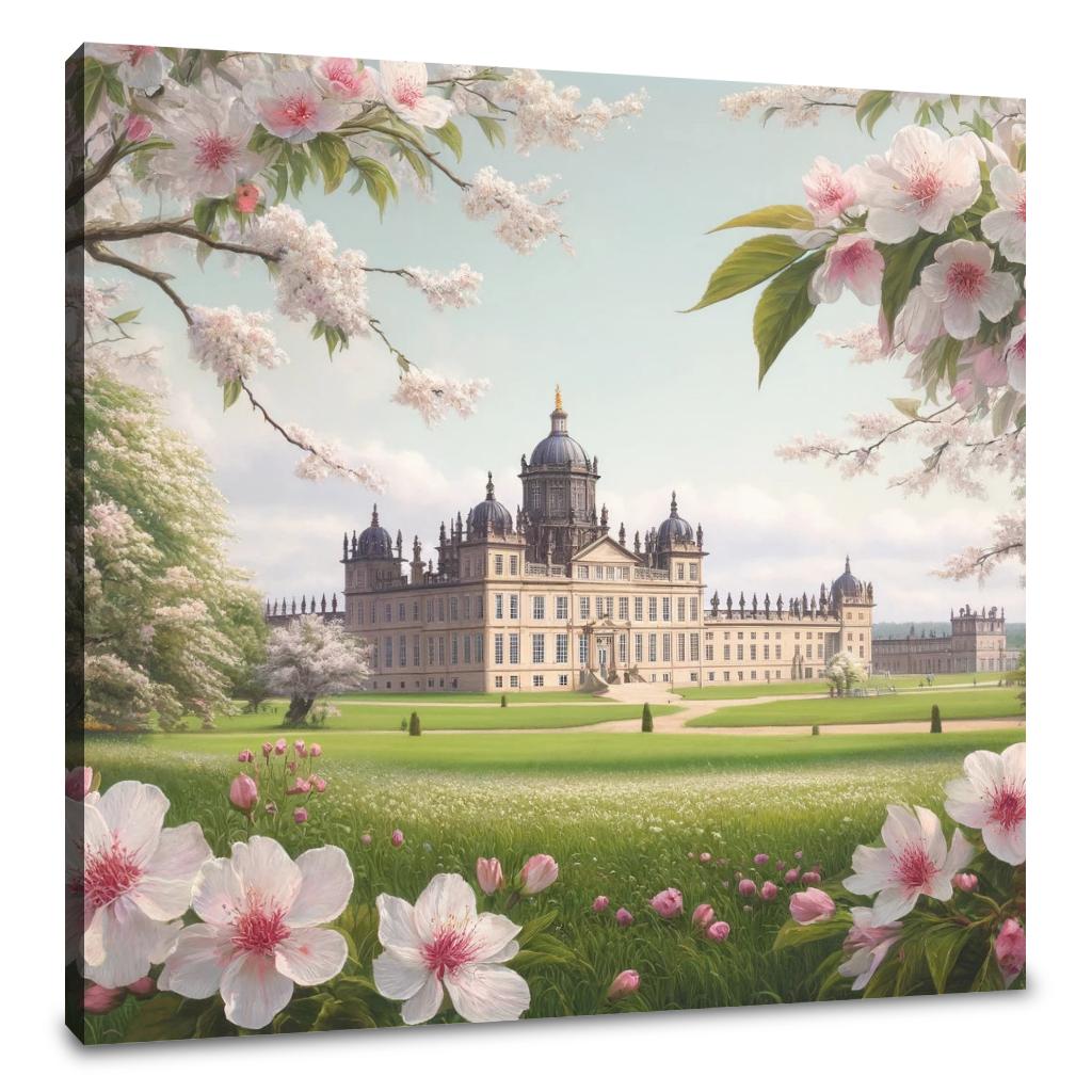 Spring at Castle Howard Canvas